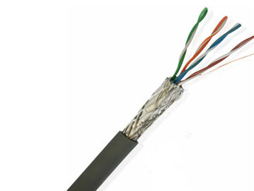Πολύχρωμο προστατευμένο CAT7 HDPE καλωδίων δικτύων PVC SSTP μήκος 0.5m/1m/2m/3m/5m μόνωσης