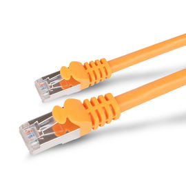 Ζωηρόχρωμο γρήγορο φωτεινό χρωματισμένο σακάκι καλωδίων SFTP του τοπικού LAN Ethernet για τις τηλεπικοινωνίες