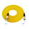 Κίτρινο σκοινί μπαλωμάτων Sc 3 μέτρων UPC Fc, μήκη συνήθειας fc-Fc καλωδίων πτώσης οπτικών ινών