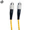 Κίτρινο σκοινί μπαλωμάτων Sc 3 μέτρων UPC Fc, μήκη συνήθειας fc-Fc καλωδίων πτώσης οπτικών ινών