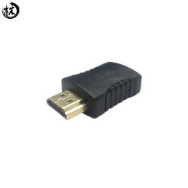 HDTV Female to male adapter,HDTV/F to HDTV/M with golden plate,180 degrees HDTV adapter
